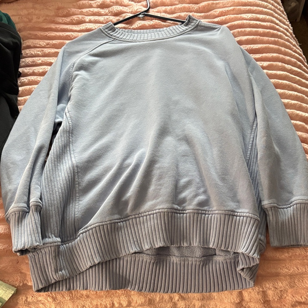 Aerie Heather Gray Knit Top